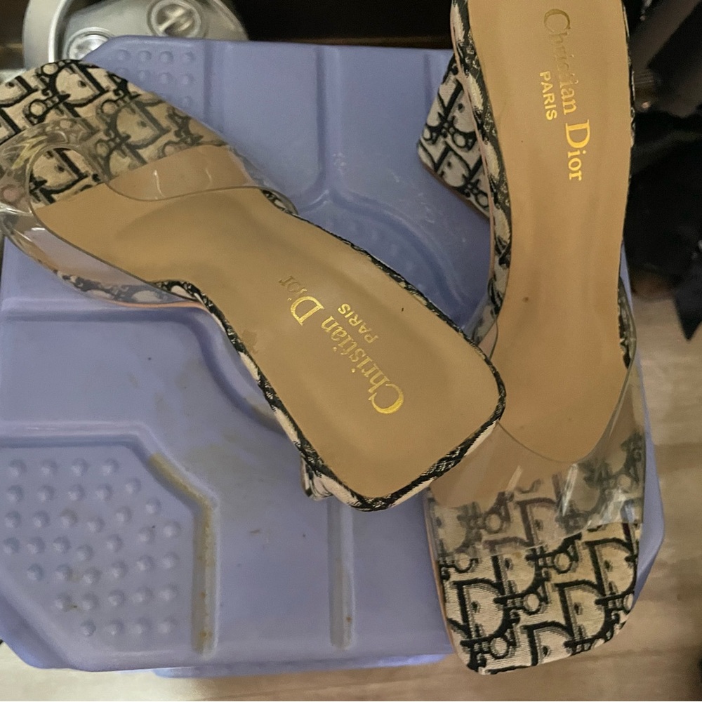 Designer Monogram Heels - Picture 2 of 4